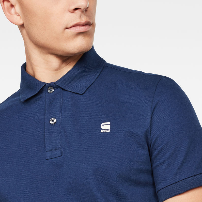 G-Star RAW® Dunda Slim Polo Donkerblauw