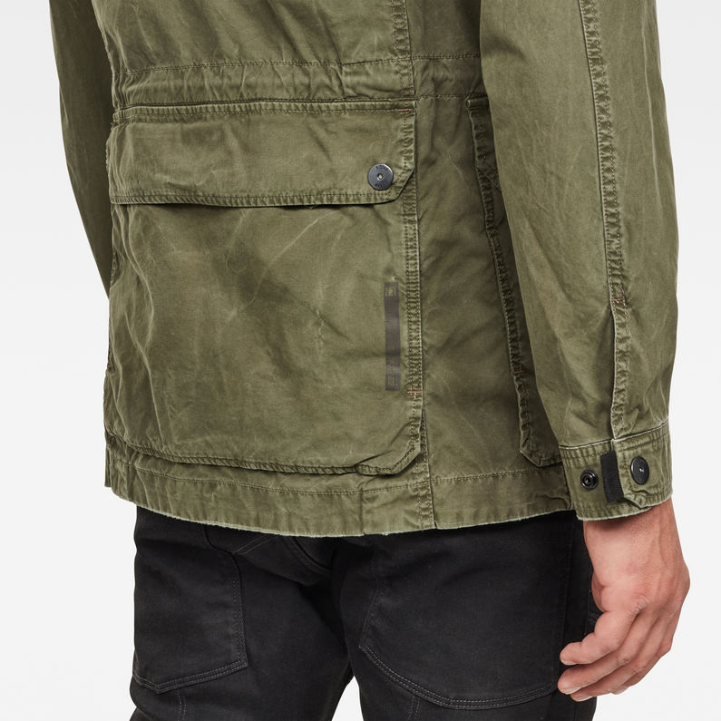 G-STAR® Back Pocket Field Jacket Green detail shot