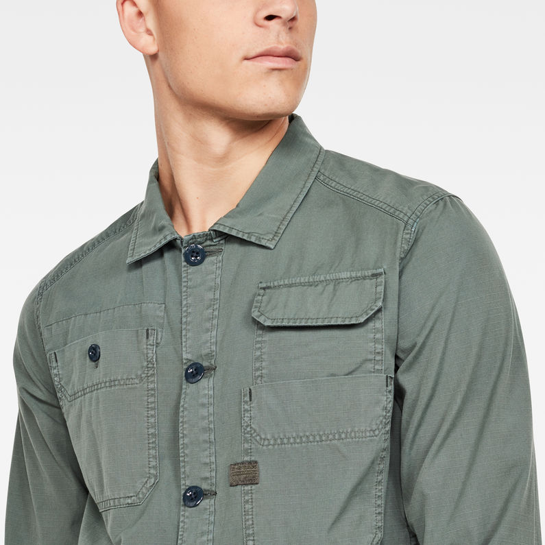G-Star RAW® Multipocket Straight Overhemd Groen