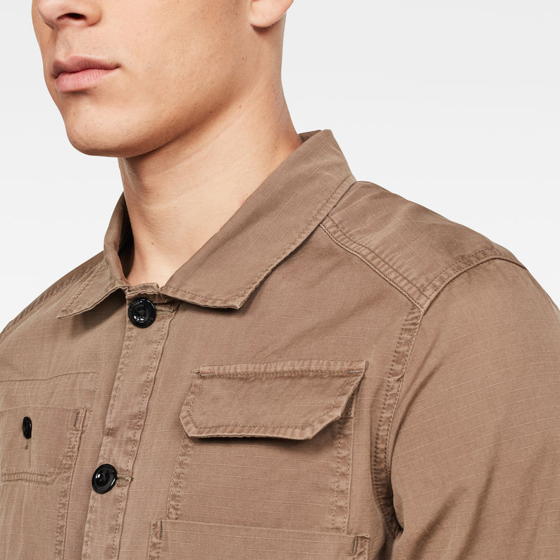 G-Star RAW® Camisa Multipocket Straight Beige