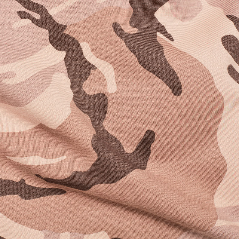 G-Star RAW® Gsraw Camo T-Shirt Pink fabric shot