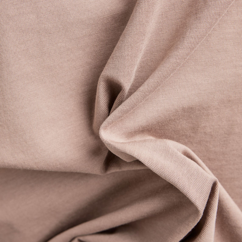 G-Star RAW® Base-S T-Shirt Brown fabric shot