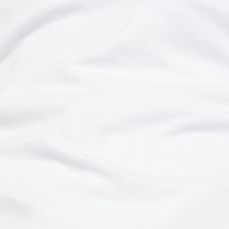 G-Star RAW® T-shirt Fast Raglan GR Blanc fabric shot