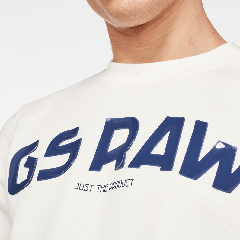 G-Star RAW® Gsraw GR Sweater Beige detail shot