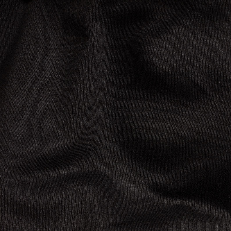 G-Star RAW® Bomber zip GR Sweater Black fabric shot
