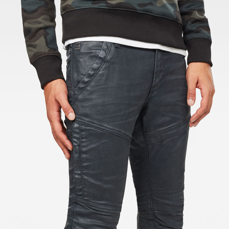 Rackam 3D Skinny Jeans | Waxed Black 