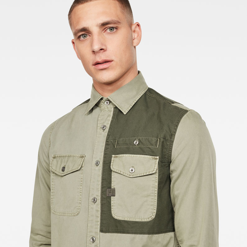 G-Star RAW® Strek Slim Overhemd Groen
