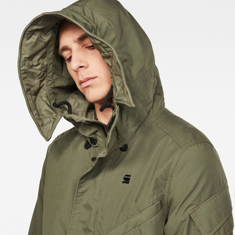 G-STAR® Multipocket Parka Green detail shot