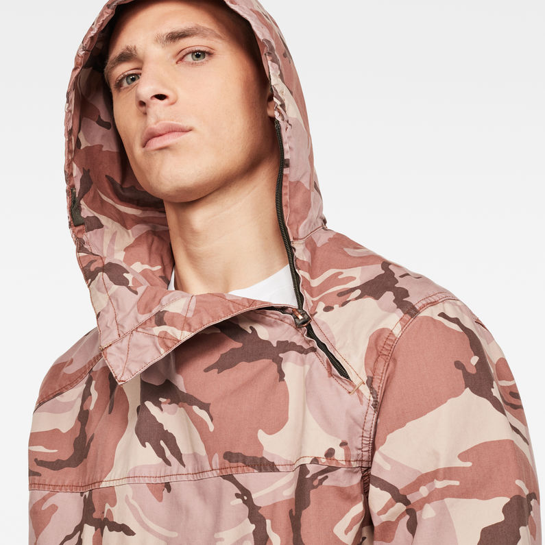 G-Star RAW® Trozack Allover Anorak Pink detail shot