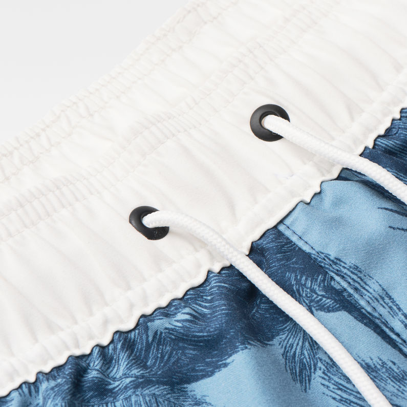 G-Star RAW® Carnic Flax Badeshorts Dunkelblau detail shot