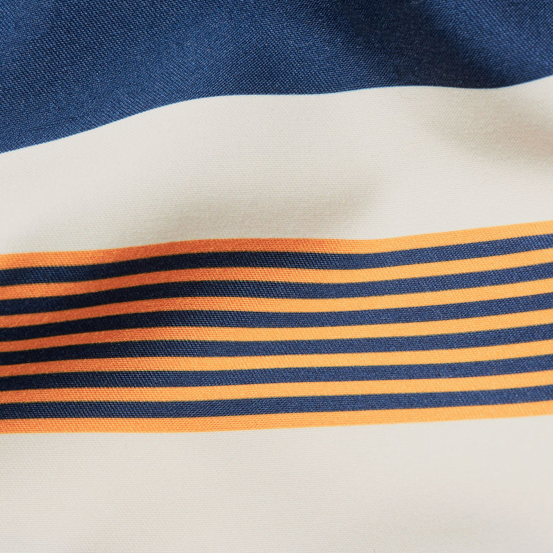 G-STAR® Carnic Stripe Badeshorts Dunkelblau fabric shot