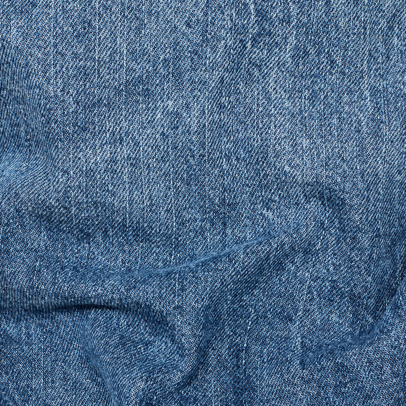 G-Star RAW® 3301 Straight Denim Jacket Medium blue fabric shot
