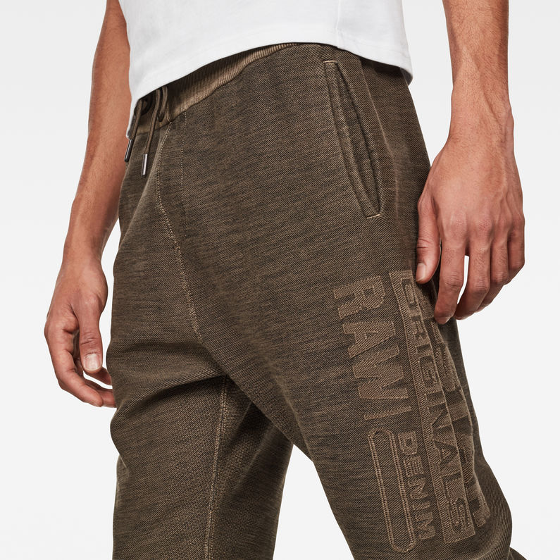 G-Star RAW® Sweatpants Premium Core Gris detail shot