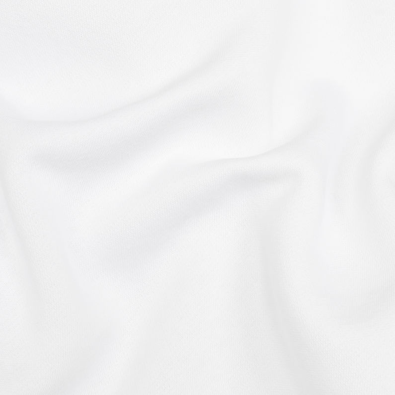 G-Star RAW® Sweat Bilbi Originals Blanc fabric shot