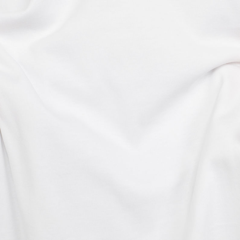 G-Star RAW® T-shirt Base Blanc fabric shot