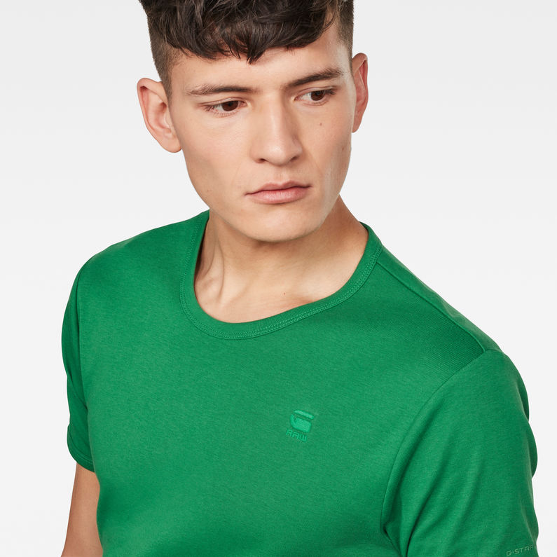 G-Star RAW® Base T-Shirt Green detail shot