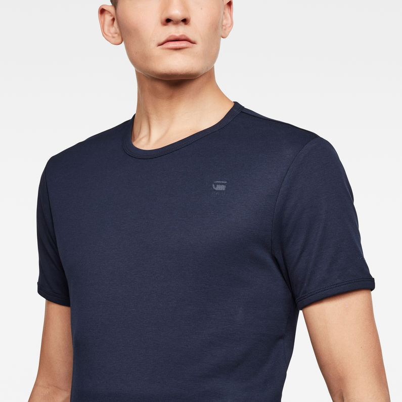 G-Star RAW® T-shirt Base Bleu foncé detail shot