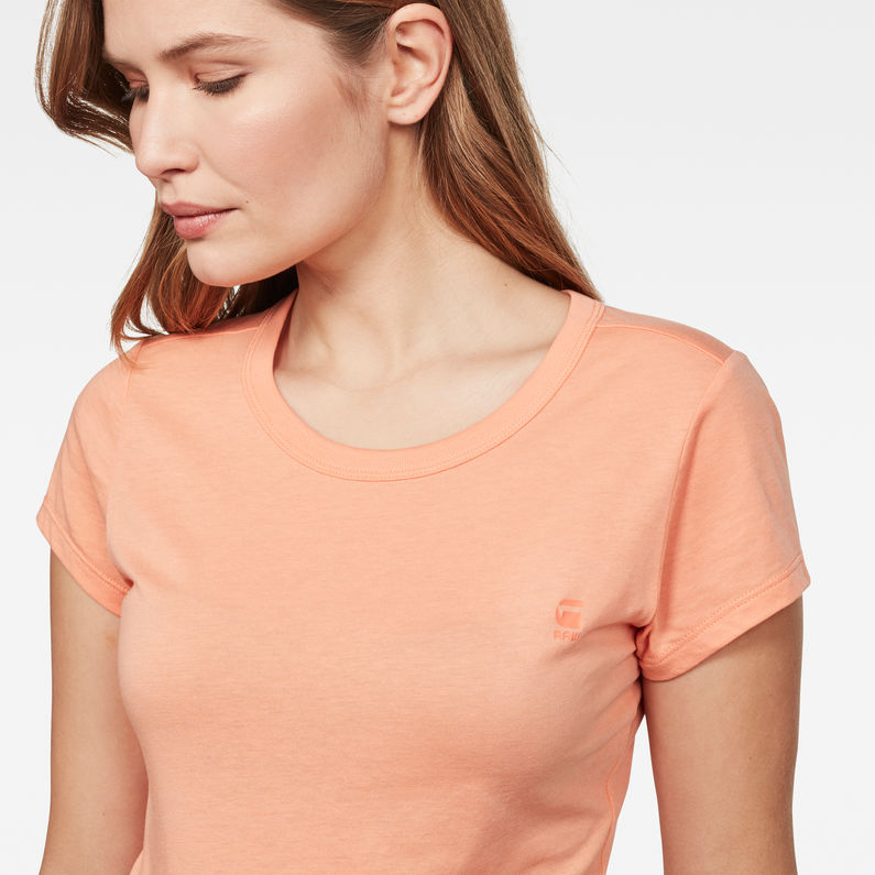 G-Star RAW® Eyben Slim Top Orange detail shot