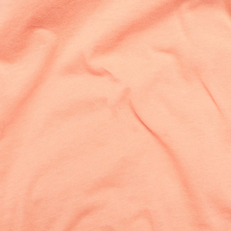 G-Star RAW® Eyben Slim Top Orange fabric shot