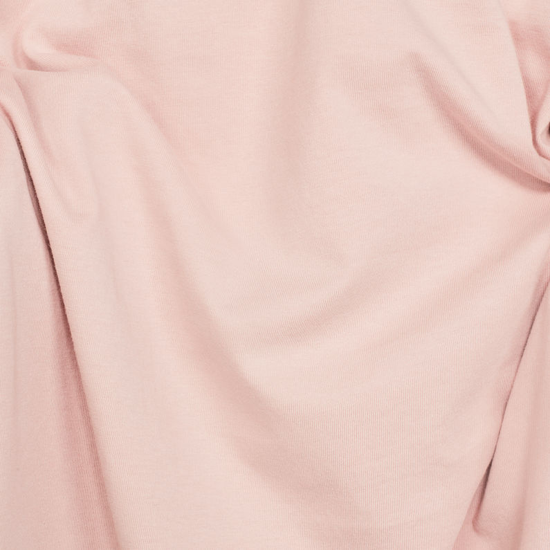G-Star RAW® T-shirt One GR Slim Rose fabric shot
