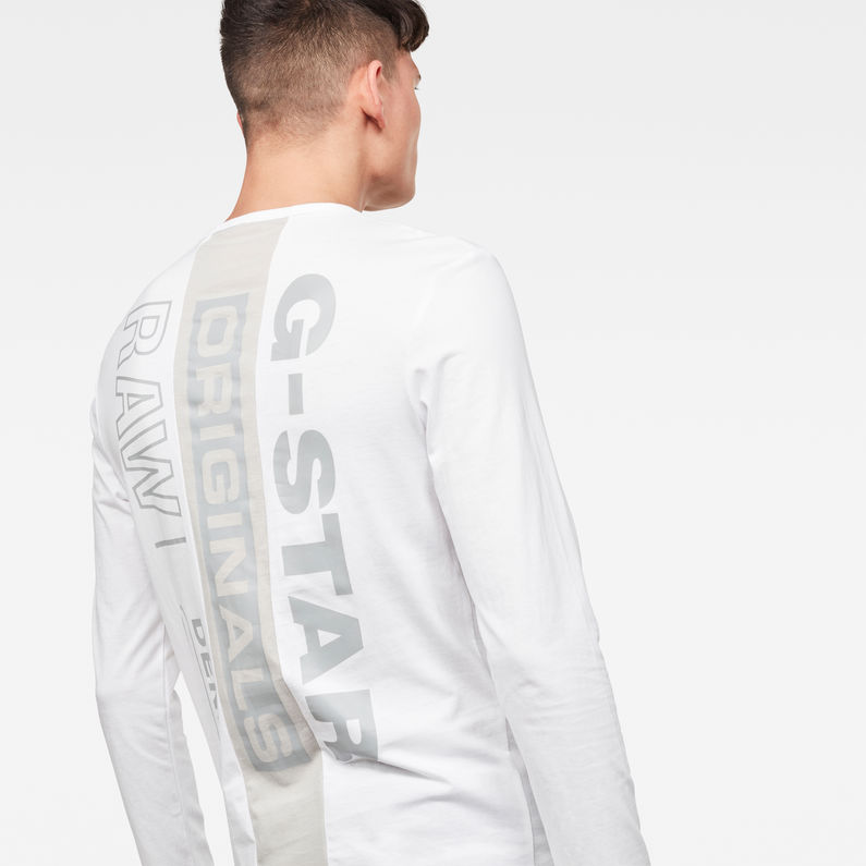 G-Star RAW® Block Originals GR Slim T-Shirt White detail shot
