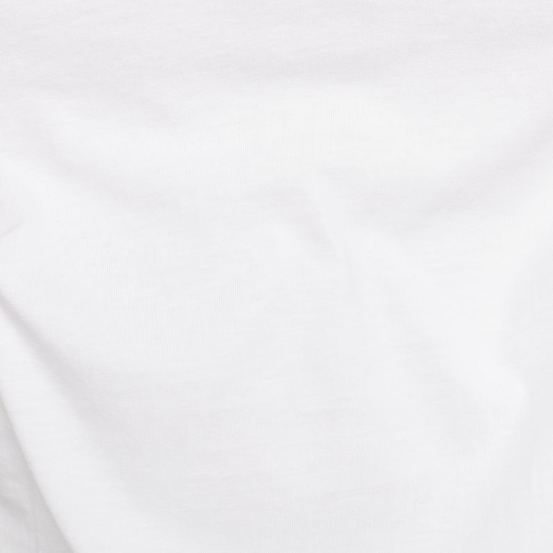 G-Star RAW® Block Originals GR Slim T-Shirt White fabric shot