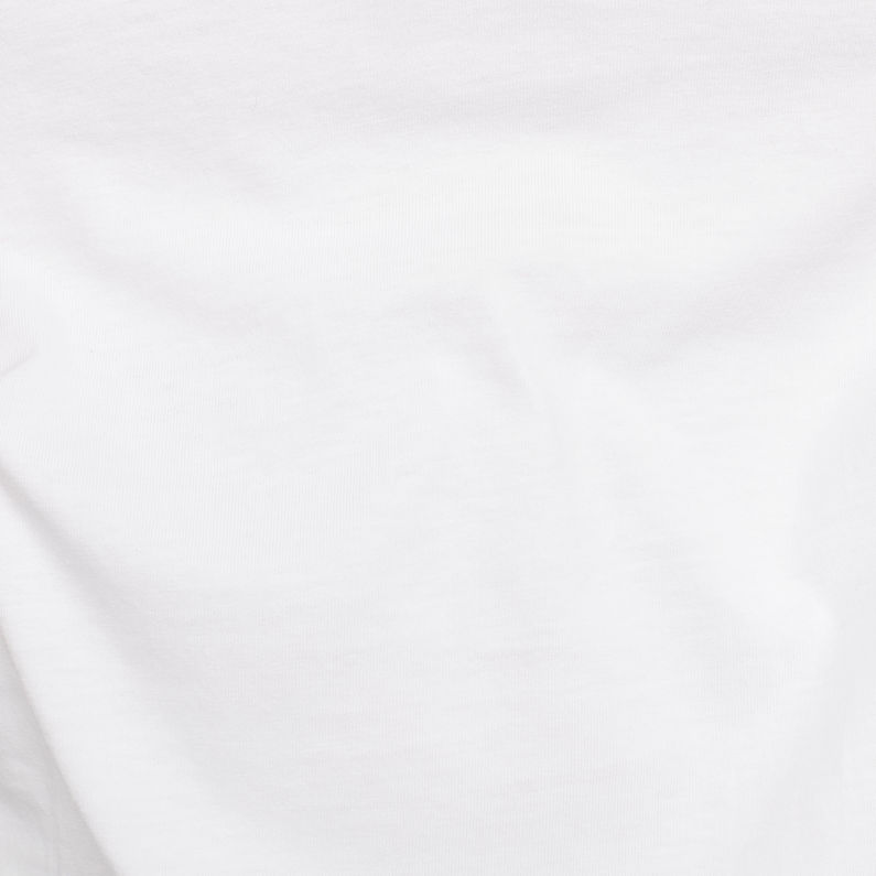 G-Star RAW® T-shirt Block Originals GR Slim Blanc