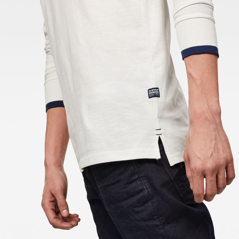 G-Star RAW® Memula Stripe T-Shirt White detail shot