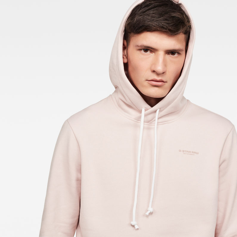 G-Star RAW® Sweat à capuche Originals Backpanel GR Rose detail shot