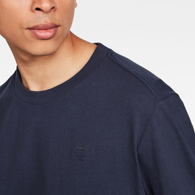 G-Star RAW® Swando Loose T-Shirt Bleu foncé detail shot