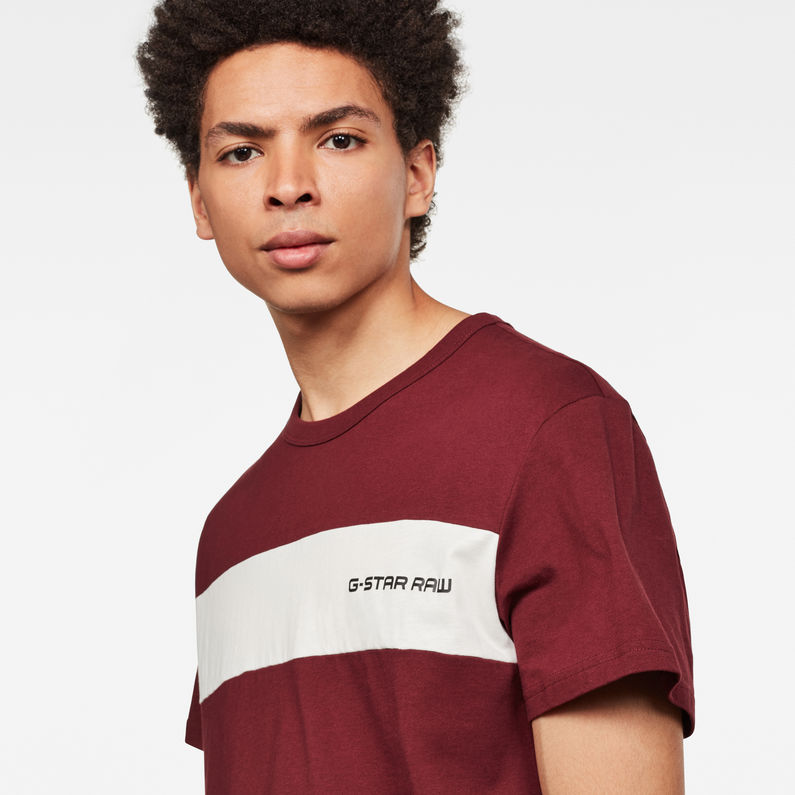 G-Star RAW® T-shirt Rodis Block Rouge