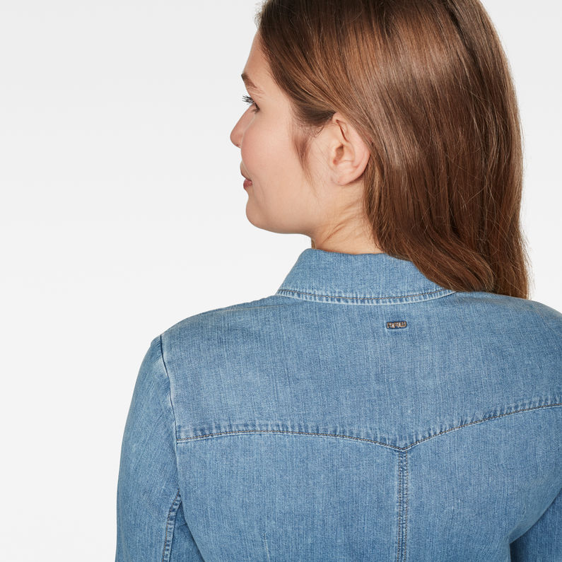 G-Star RAW® Tacoma Slim Jurk Lichtblauw