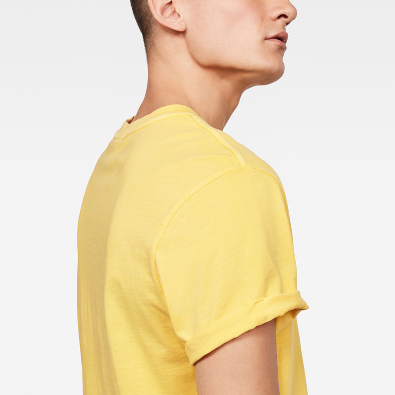 G-Star RAW® Lash T-Shirt Yellow detail shot