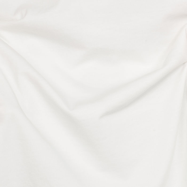 G-Star RAW® T-shirt Record Reel GR Slim Beige fabric shot