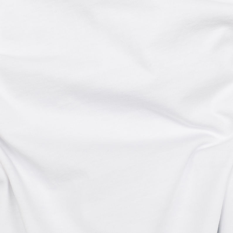 G-Star RAW® Lash Building GR T-Shirt White fabric shot