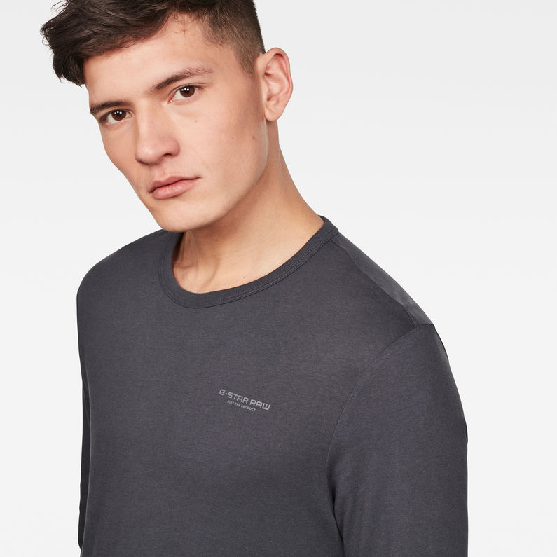 G-Star RAW® Block Originals GR Slim T-Shirt Grey detail shot