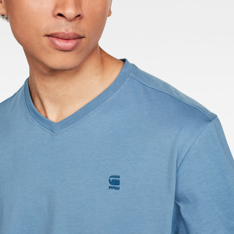G-Star RAW® Base-S T-Shirt Light blue detail shot
