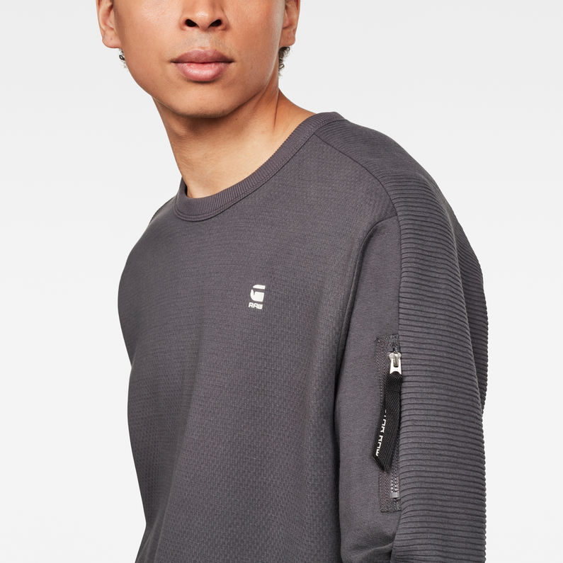 G-Star RAW® Korpaz Pocket T-Shirt Grijs detail shot