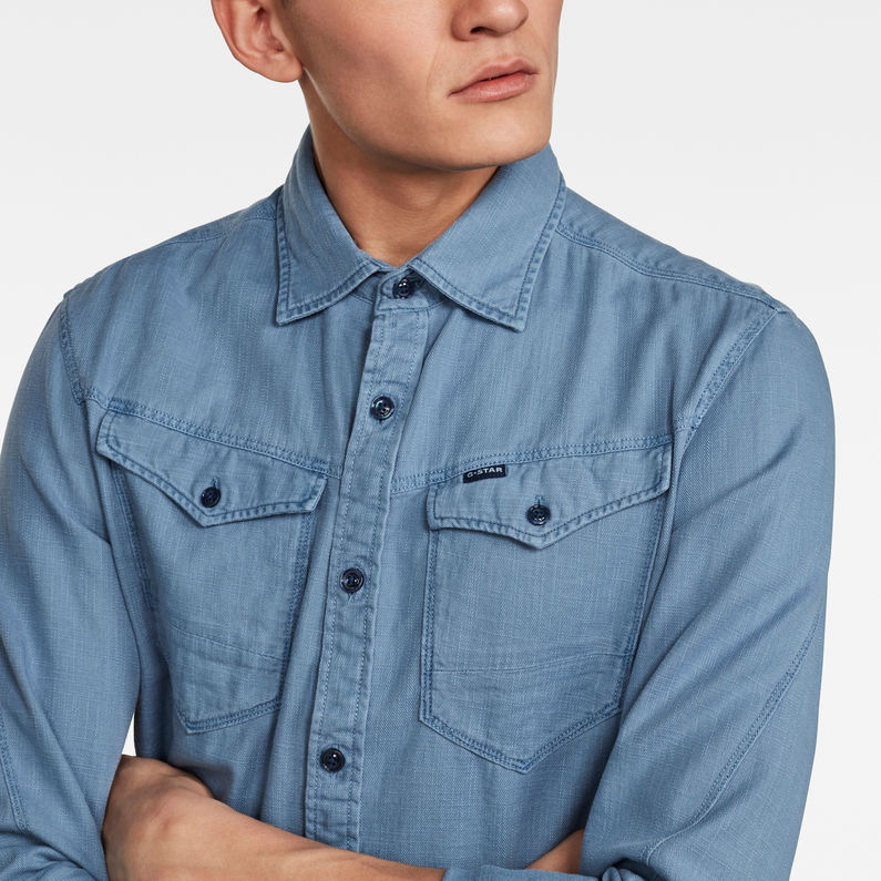 G-STAR® Arc slim shirt Azul claro