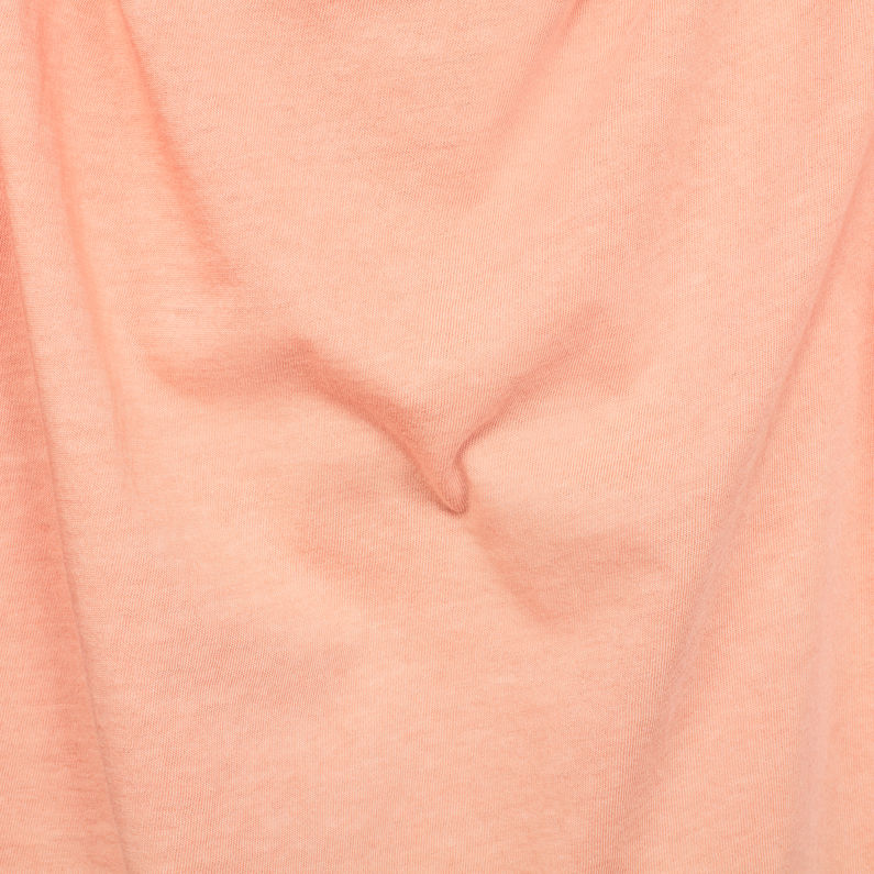 G-Star RAW® Joosa Circle Original GR Top Orange fabric shot