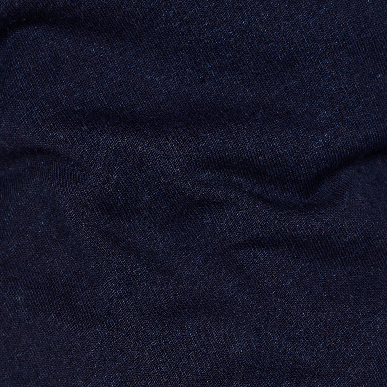 G-Star RAW® Sweat Aero Patched On Pocket Bleu foncé fabric shot