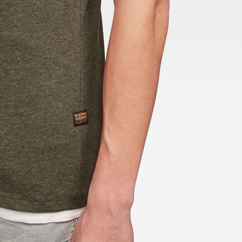 G-Star RAW® Base-S T-Shirt Groen detail shot