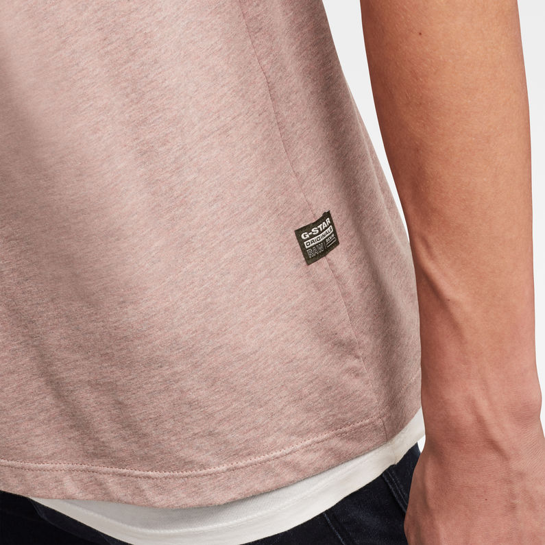 G-Star RAW® Camiseta Base-S Marrón detail shot