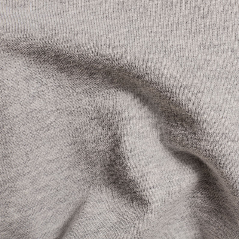 G-Star RAW® Graphic 10 Zip Sweater Grey fabric shot