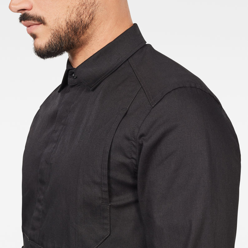 G-Star RAW® Tuxedo Slim Shirt Dark blue detail shot