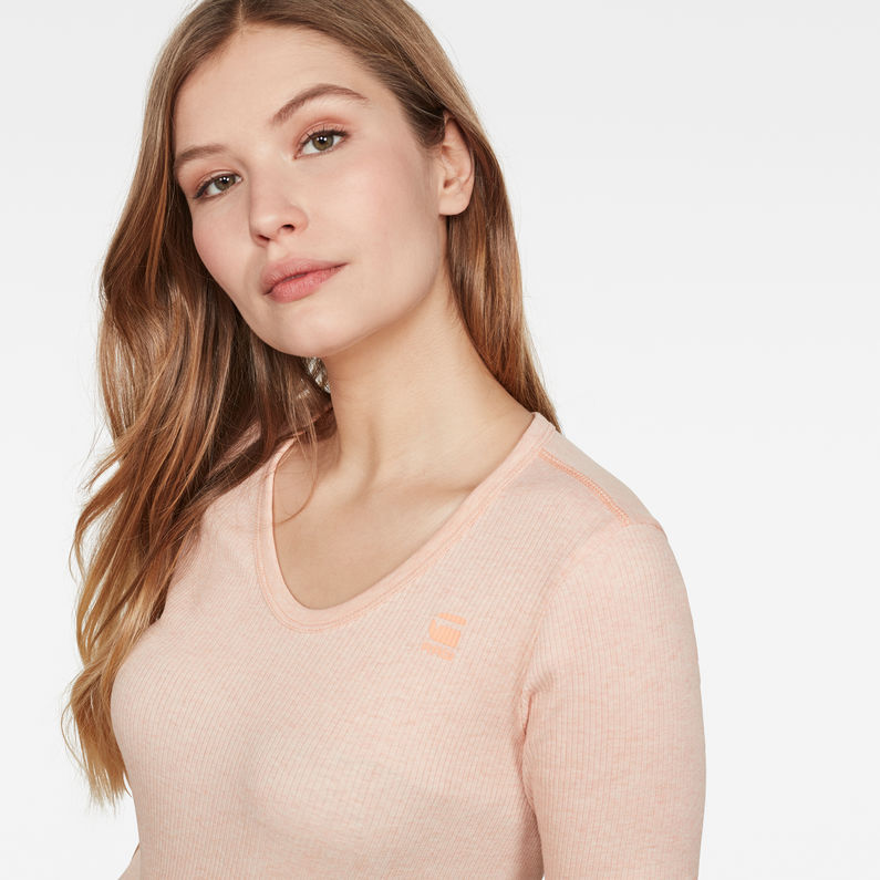 G-Star RAW® Haut Silber Slim Orange detail shot