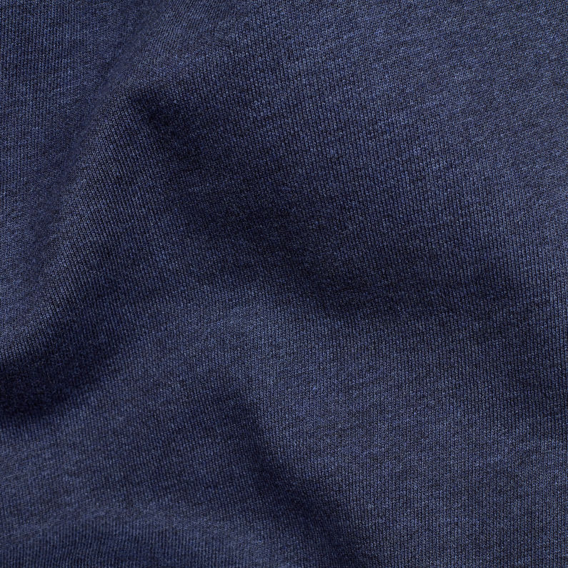 G-Star RAW® Fyx Biker Hooded Sweater Medium blue fabric shot