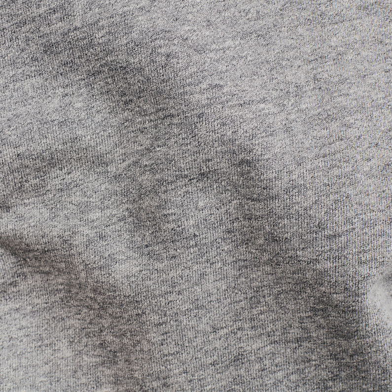 G-Star RAW® Fyx Biker Hooded Sweatshirt Grau fabric shot