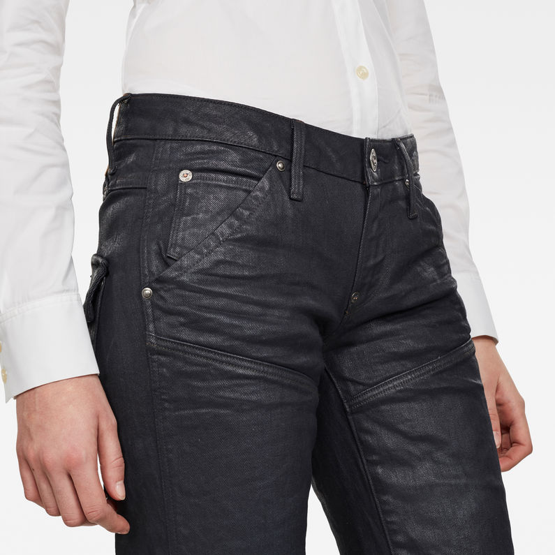 G-Star RAW® Pantalon 5620 Heritage Embro Tapered Bleu foncé detail shot