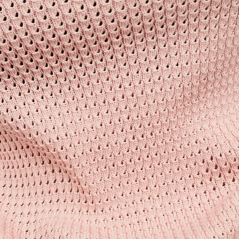 G-Star RAW® Meshi Knitted Sweater Pink fabric shot